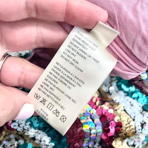 NWOT Free People Disco Flare Pants Multicolor Sequin Size 4 - Picture 5 of 8